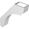 Ekena Millwork 4-in. W x 16-in. D x 20-in. H Legacy Architectural Grade PVC Knee Brace BRCP04X16X20LEC - alternate 4